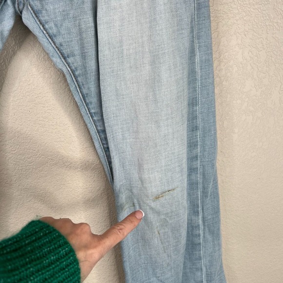 AJ Armani Men's High Rise Straight Leg Denim Jeans Blue Size 30/30 - Picture 5 of 16